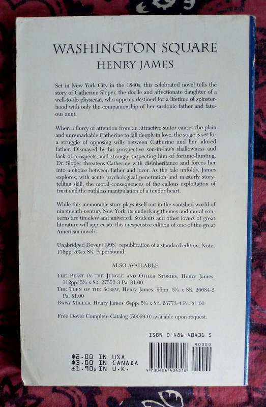 Washington Square by Henry James