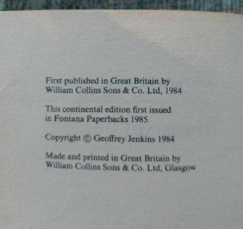 Fireprint by Geoffrey Jenkins