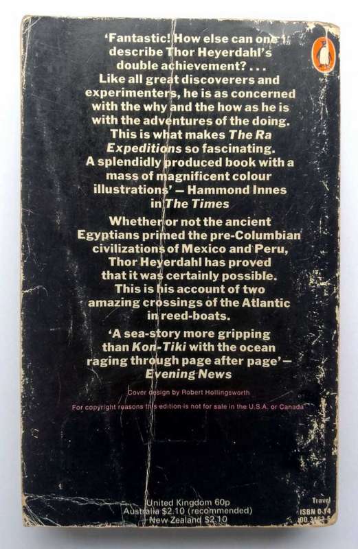 The Ra Expeditions by Thor Heyerdahl