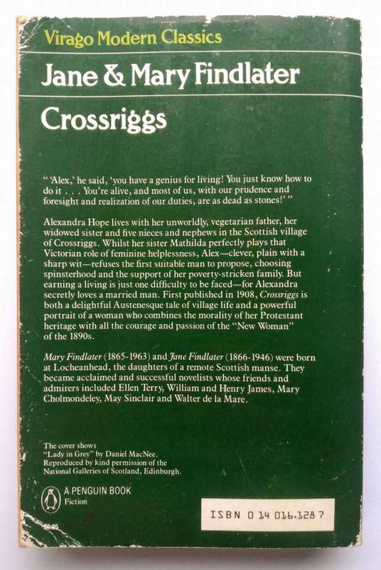 Crossriggs by Jane & Mary Findlater (Virago Modern Classics)