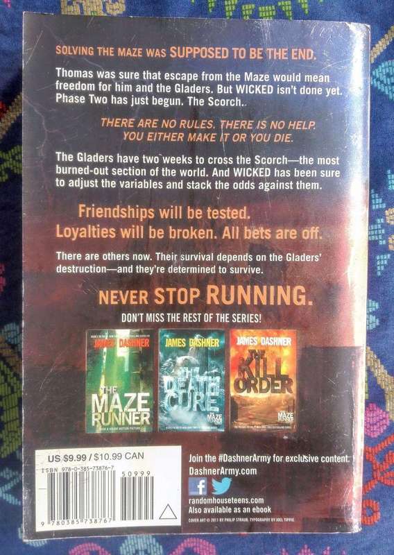The Scorch Trials (Book 2 in The Maze Runner) by James Dashner