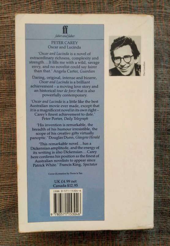 Oscar and Lucinda by Peter Carey