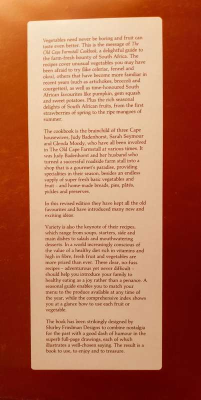 The Old Cape Farmhouse Cookbook by Badenhorst, Moody & Seymour