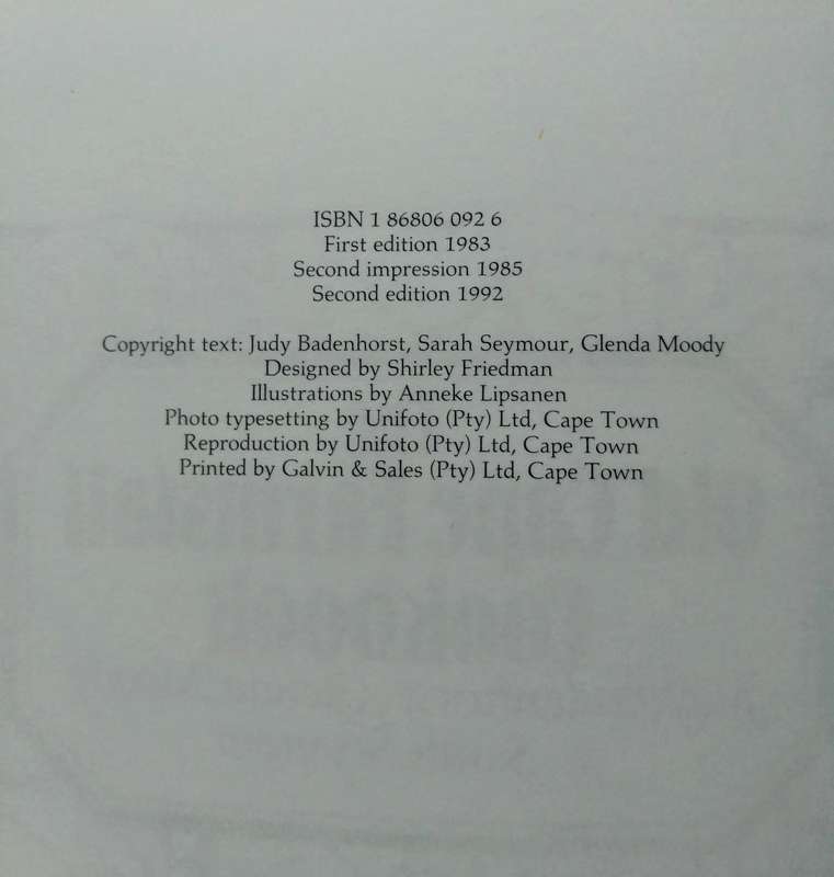 The Old Cape Farmhouse Cookbook by Badenhorst, Moody & Seymour
