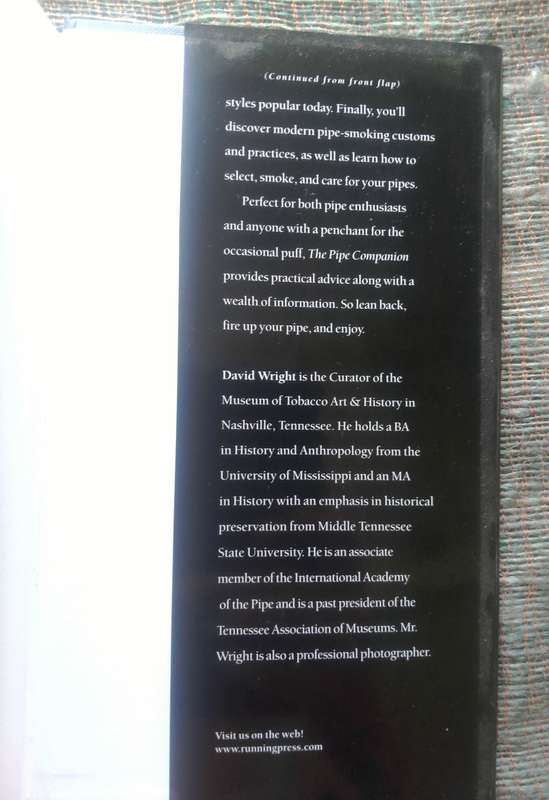 The Pipe Companion - A Connoisseur's Guide by David Wright