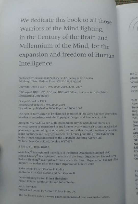 The Mind Map Book by Tony & Barry Buzan