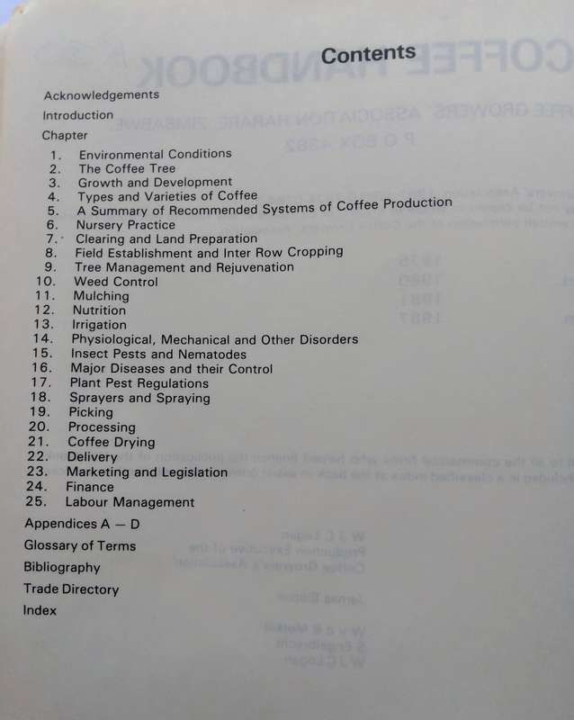 Coffee Handbook 1987