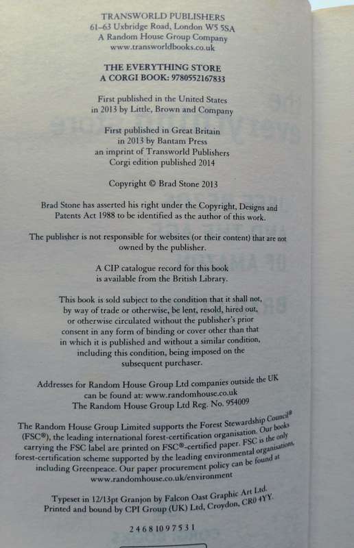The Everything Store - Jeff Bezos and the Age of Amazon by Brad Stone