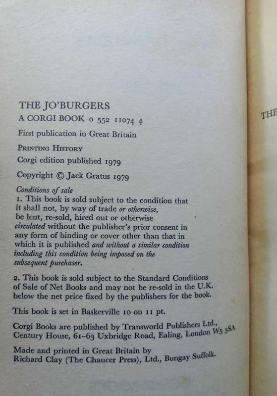 The Jo'Burgers by Jack Gratus