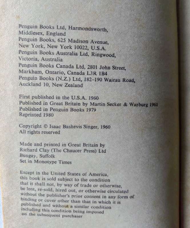 The Magician of Lublin by Isaac Bashevis Singer