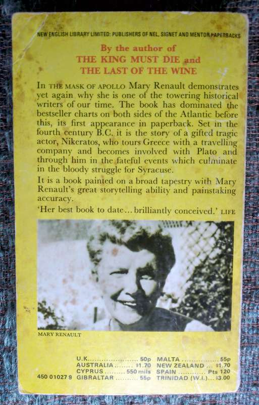 The Mask of Apollo by Mary Renault