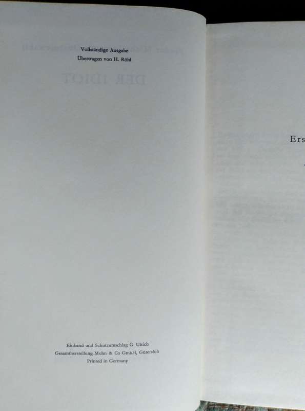 Der Idiot - Fjodor Michailowitsch Dostojewskij