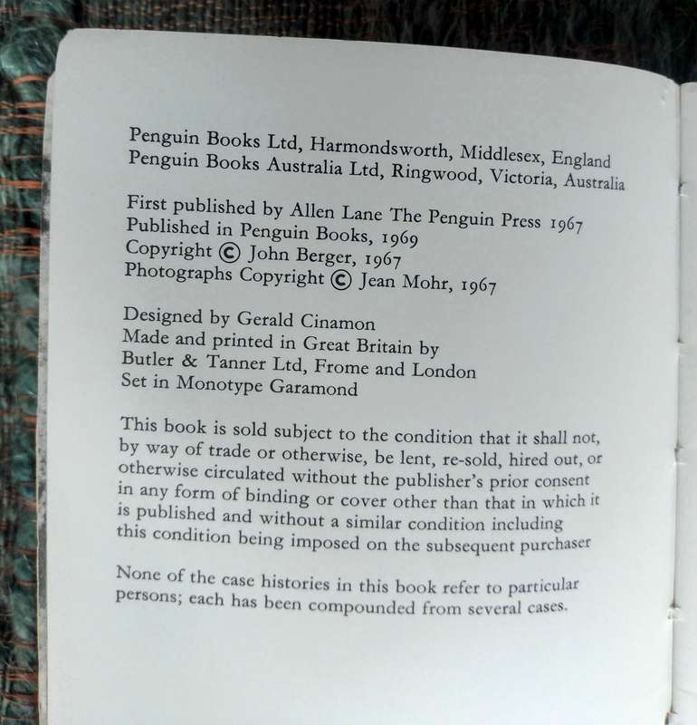 A Fortunate Man - The Story of a Country Doctor by John Berger and Jean Mohr