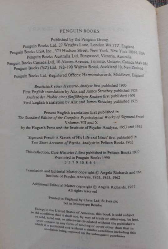 Sigmund Freud - 8. Case Histories I