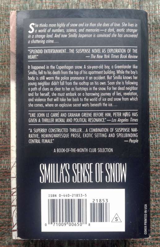 Smilla's Sense of Snow by Peter Høeg
