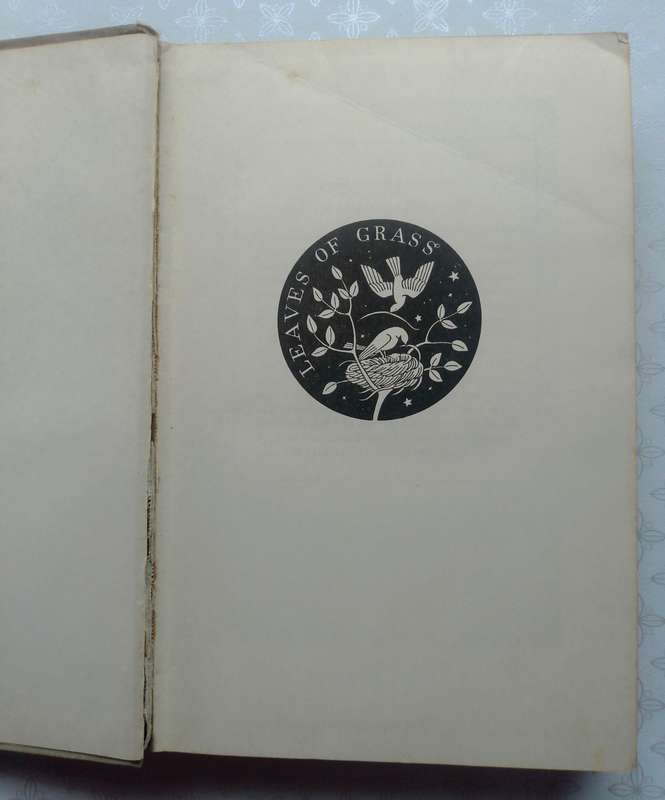Leaves of Grass by Walt Whitman, illustrated by Rockwell Kent