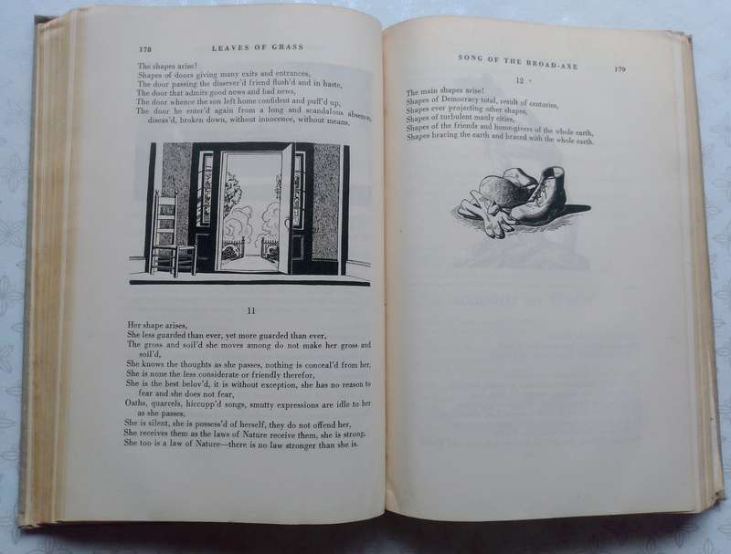 Leaves of Grass by Walt Whitman, illustrated by Rockwell Kent
