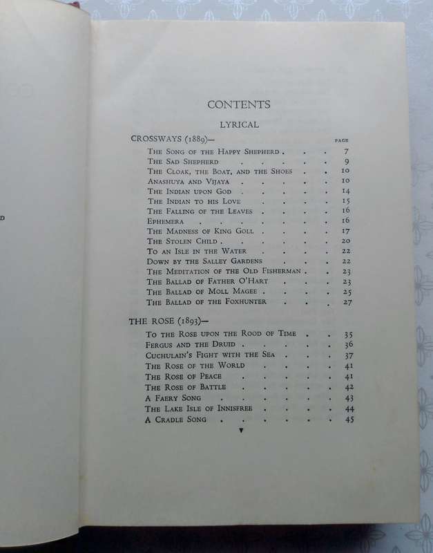 Collected Poems of W.B. Yeats