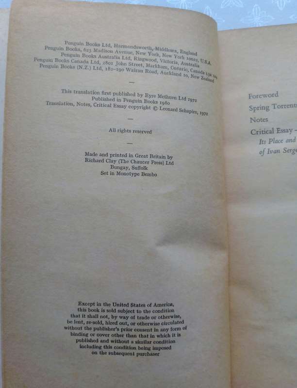 Spring Torrents by Ivan Turgenev