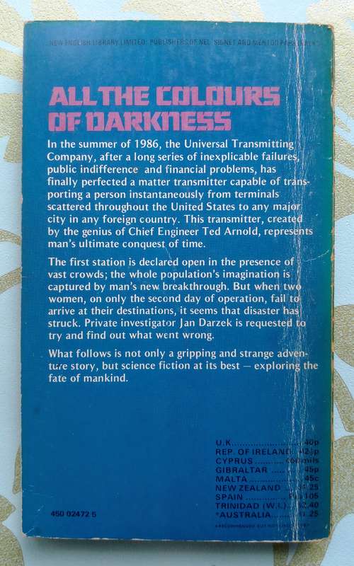 All the Colours of Darkness by Lloyd Biggles Jr
