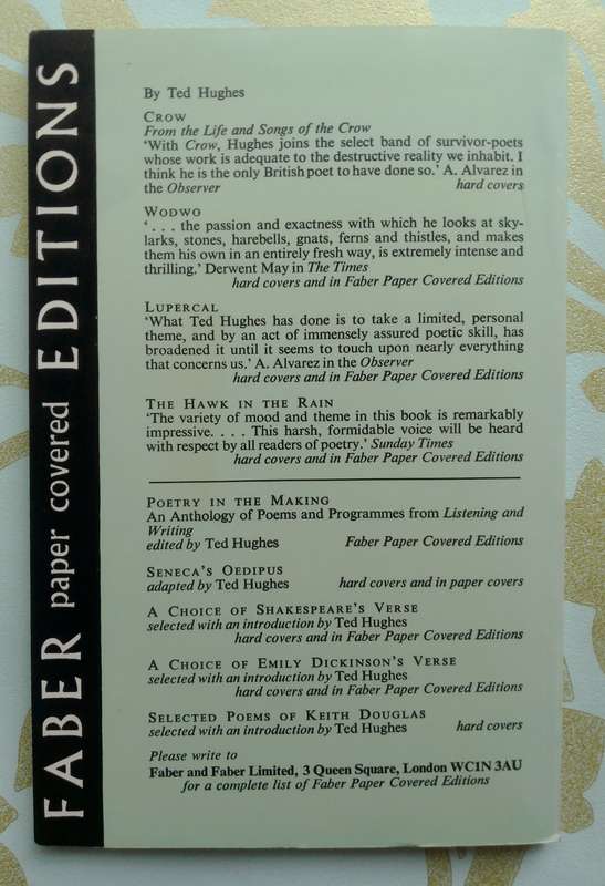 Selected Poems by Thom Gunn and Ted Hughes