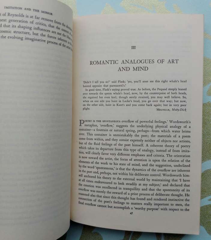 The Mirror and the Lamp - Romantic Theory and the Critical Tradition by M.H. Abrams