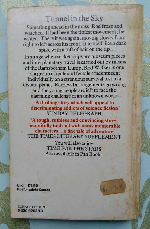 Tunnel in the Sky by Robert Heinlein