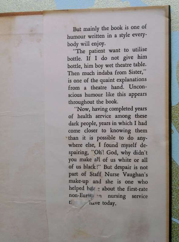 Saku Bona, Staffie Nurse - My Experiences in an African Hospital by Boyne and Iris Vaughan