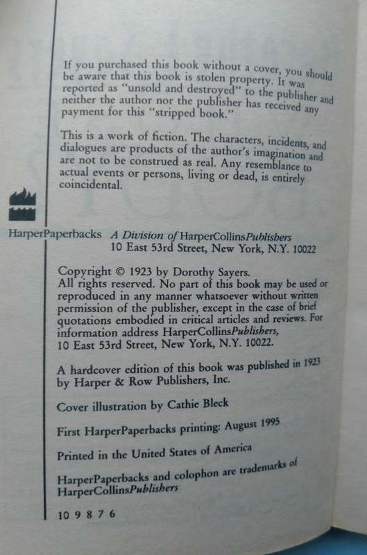 Whose Body? by Dorothy L. Sayers