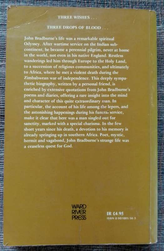 Strange Vagabond of God - The Story of John Bradburne by Fr John Dove Sj