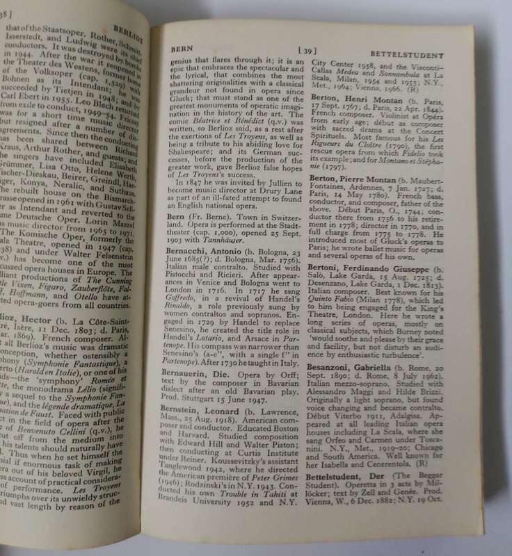 The Concise Oxford Dictionary of Opera
