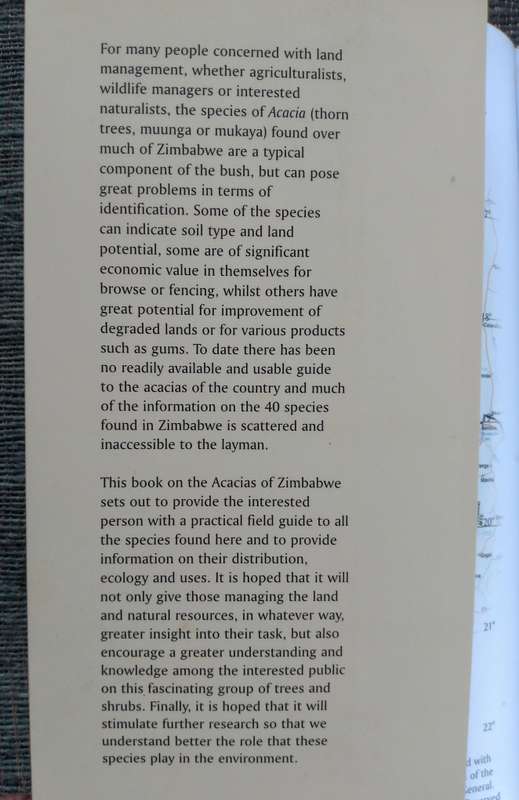 A Field Guide to the Acacias of Zimbabwe by Timberlake, Fagg and Barnes