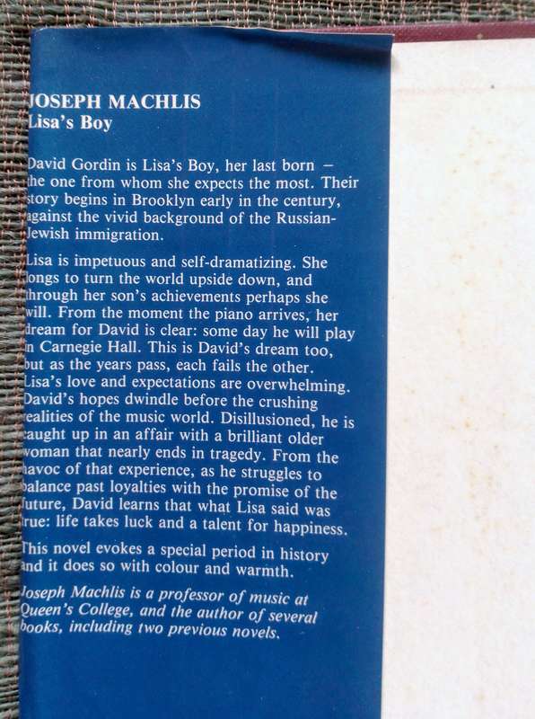 Lisa's Boy by Joseph Machlis