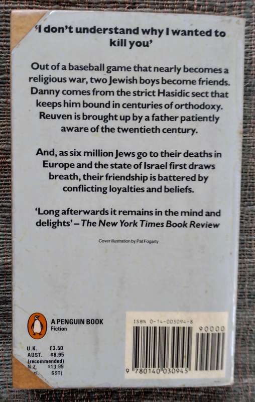 The Chosen by Chaim Potok