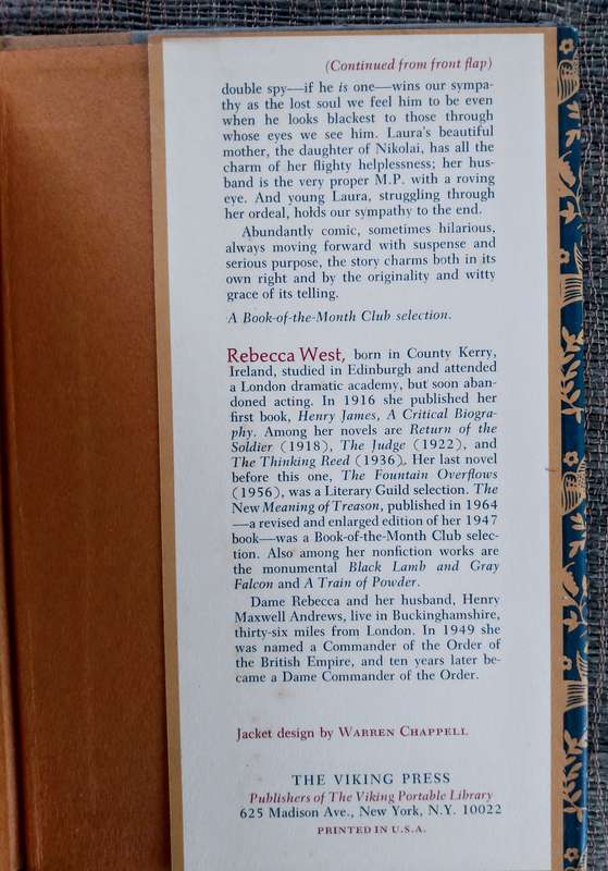 The Birds Fall Down by Rebecca West