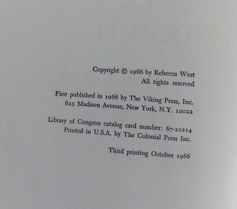 The Birds Fall Down by Rebecca West