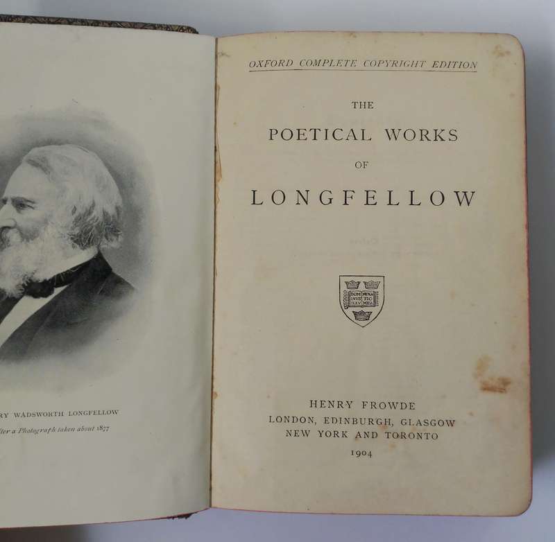 The Poetical Works of Longfellow (Oxford Complete Copyright Edition)