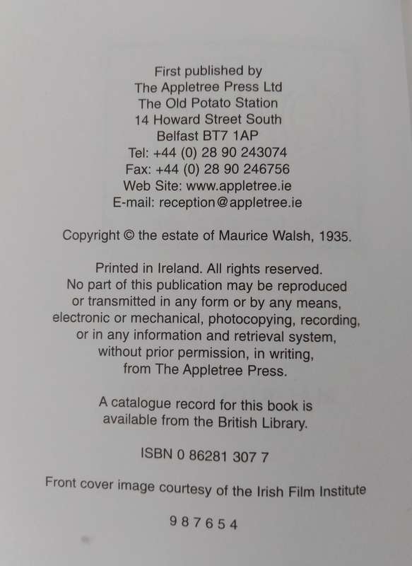 A Quiet Man and Other Stories by Maurice Walsh
