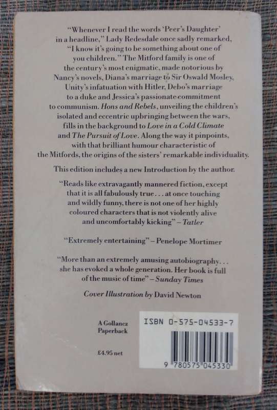 Hons and Rebels by Jessica Mitford
