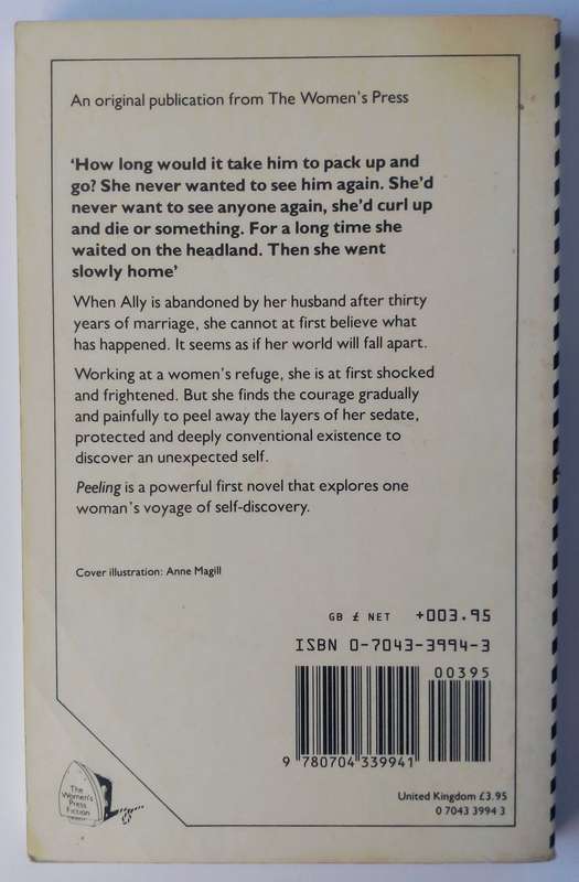 Peeling by Grace Bartram (The Women's Press Fiction)