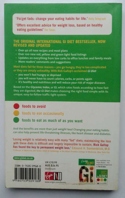 The GI Diet by Rick Gallop