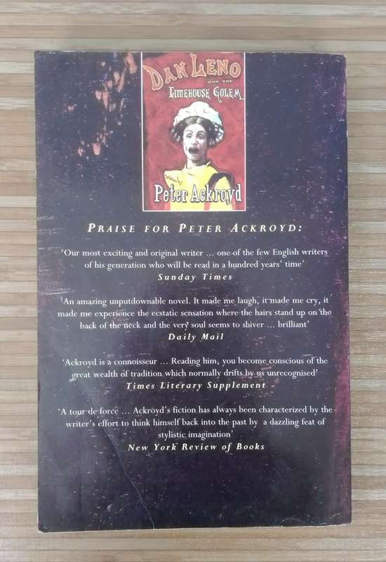 Dan Leno and the Limehouse Golem by Peter Ackroyd