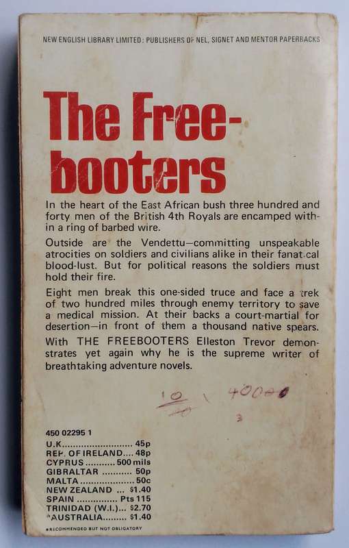 The Free-booters by Elleston Trevor
