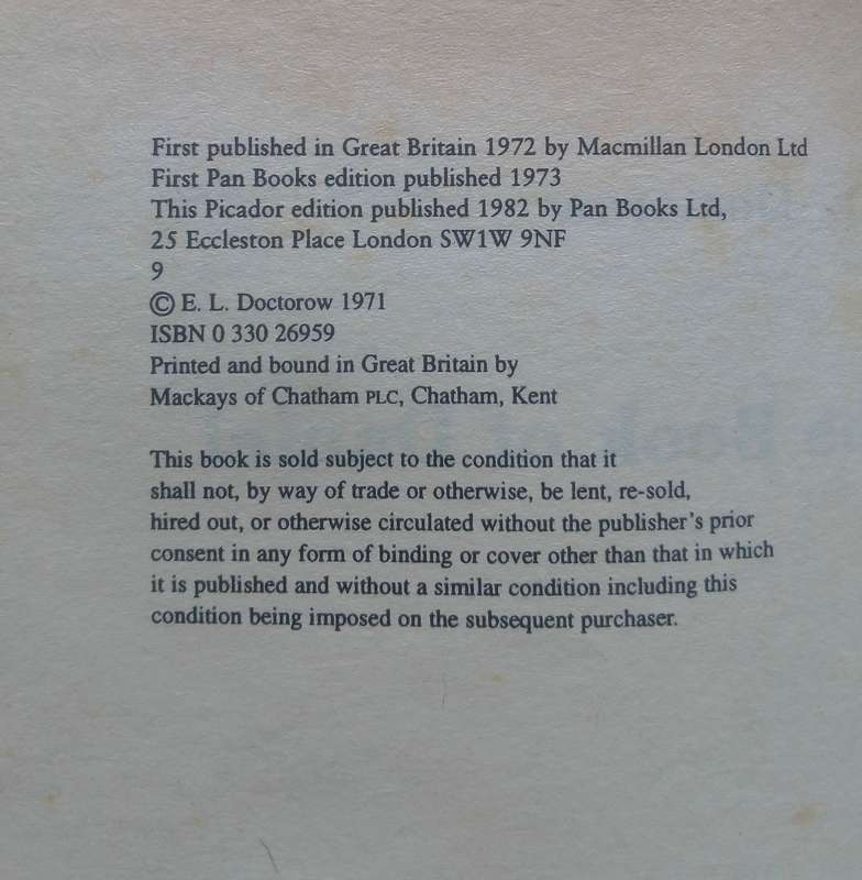 The Book of Daniel by E.L. Doctorow