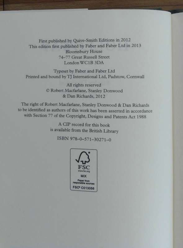 Holloway by Robert MacFarlane, Stanley Donwood & Dan Richards