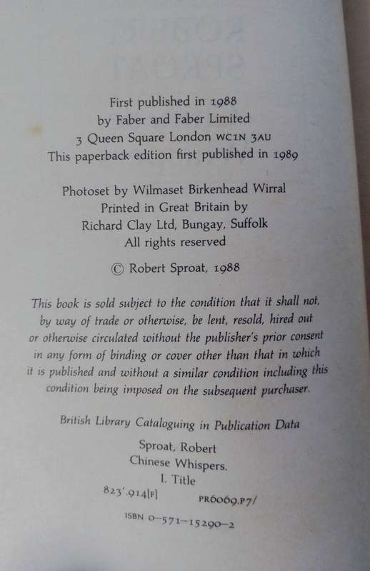 Chinese Whispers by Robert Sproat
