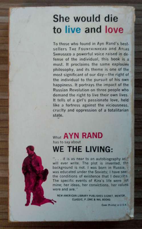 We the Living by Ayn Rand