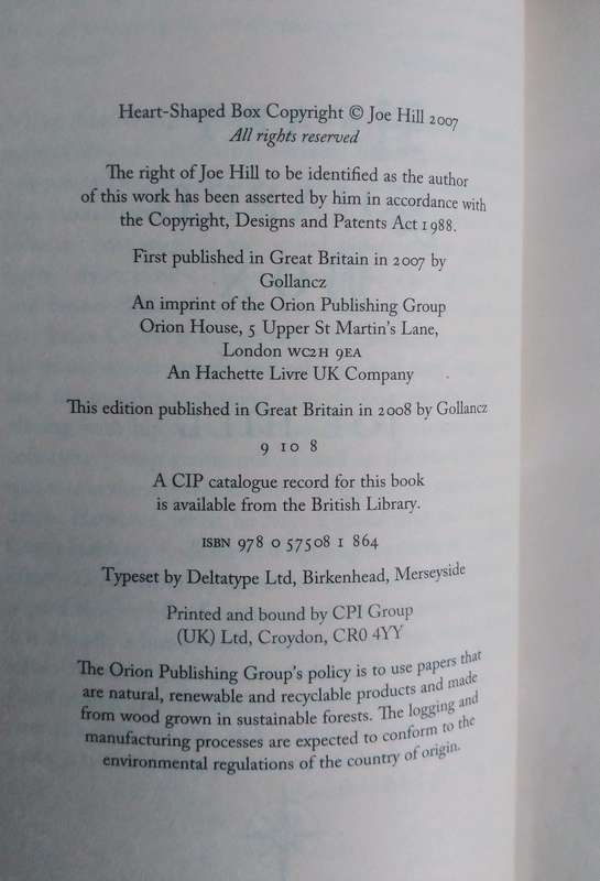 Heart-Shaped Box by Joe Hill