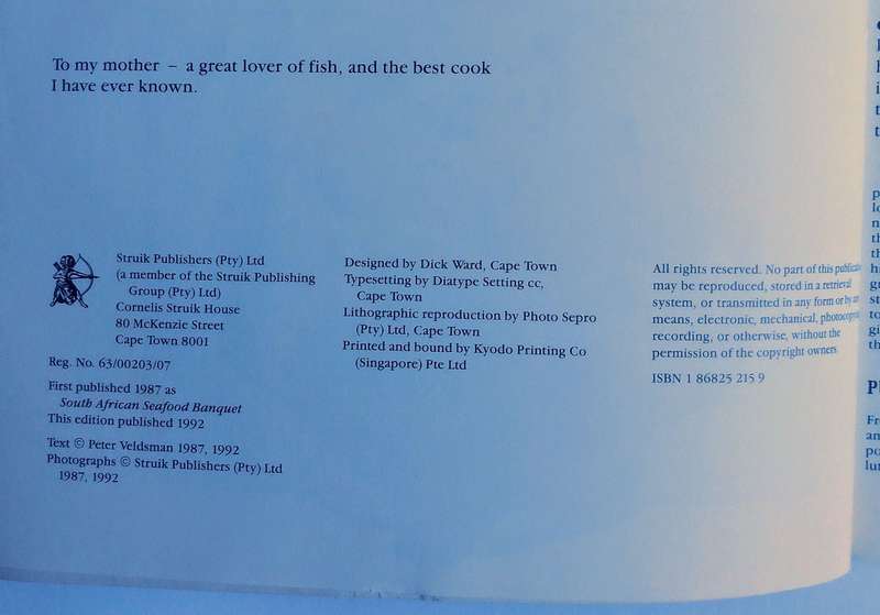 The South African Fish & Seafood Cookbook by Peter Veldsman