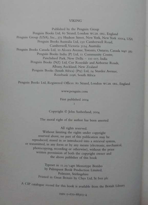 Stephen Spender - The Authorised Biography by John Sutherland